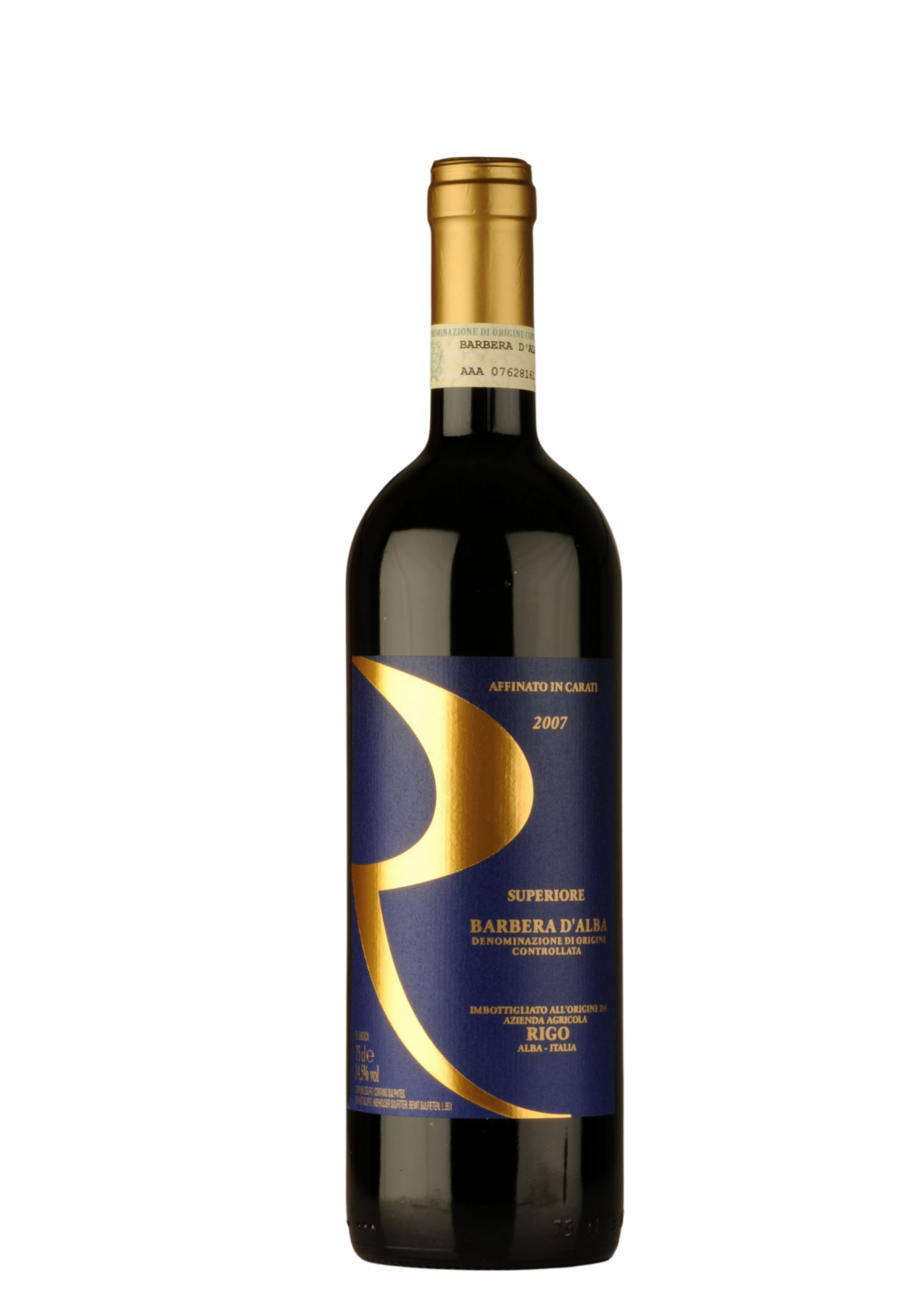 Rigo Barbera D'ALBA Superiore 2018 Rode wijnen||Biologische wijnen Italie